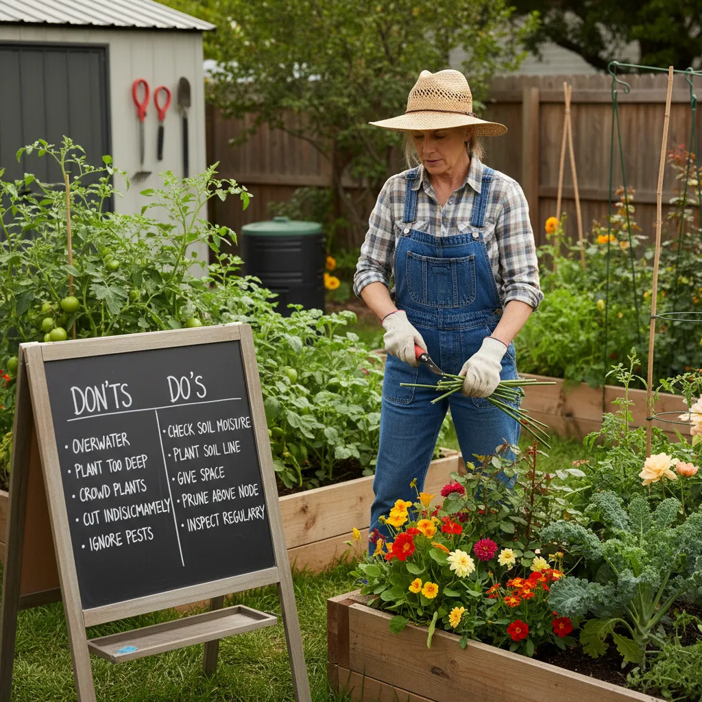 Common Mistakes to Avoid with gardening tricks and tips