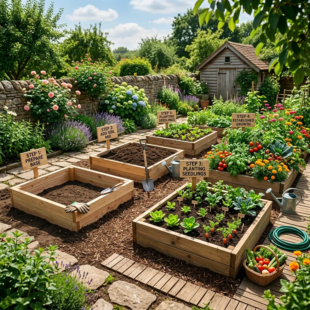 Step-by-Step Guide to Implementing Raised Gardening Bed Ideas