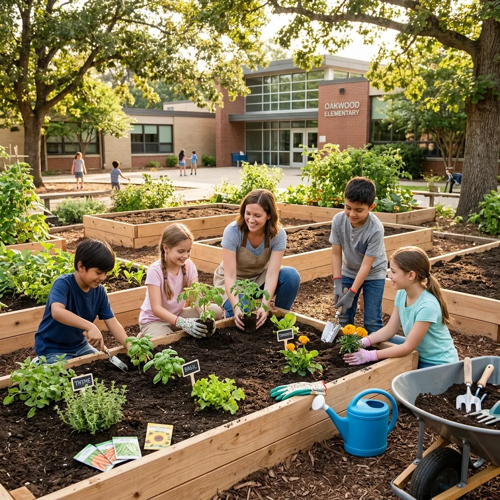 Structuring the Classroom Garden Using gardening tips for beginners