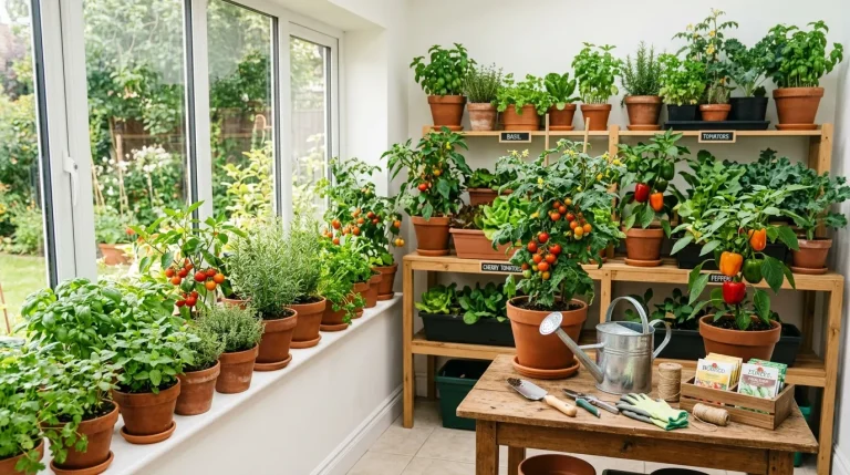 gardening vegetables indoors