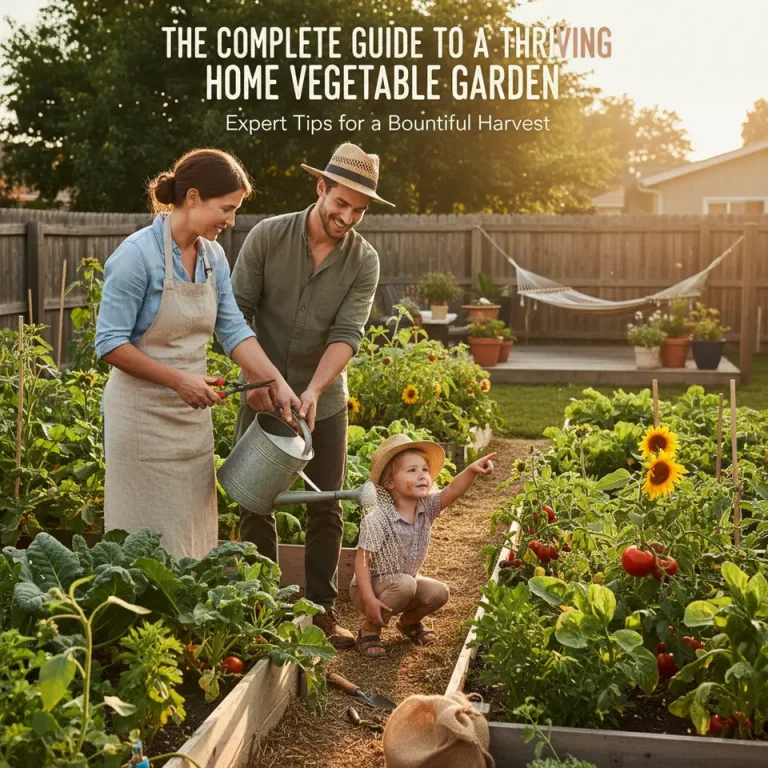 The Complete Guide to a Thriving Home Vegetable Garden home vegetable garden